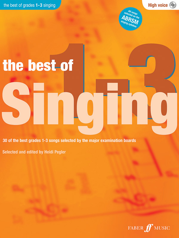 Best of Singing Grades 1-3 (+CD)&nbsp;&nbsp;for high voice and piano&nbsp;&nbsp;score
