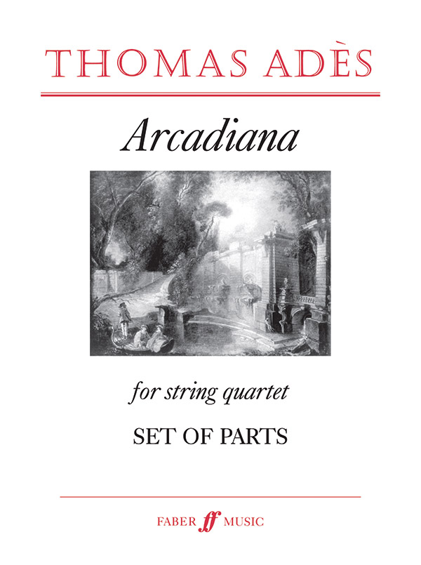 Arcadiana op.12 for string quartet  parts,  archive copy  