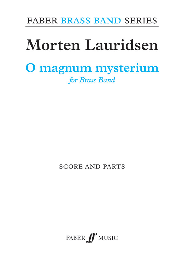 O magnum mysterium  for brass band  score and parts