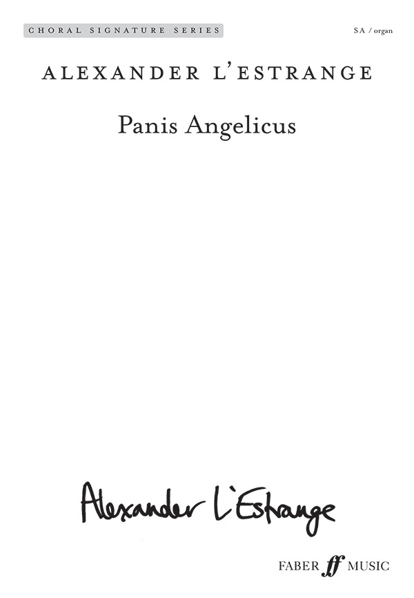 0571572103  A.L'Estrange, Panis angelicus (SATB)    
