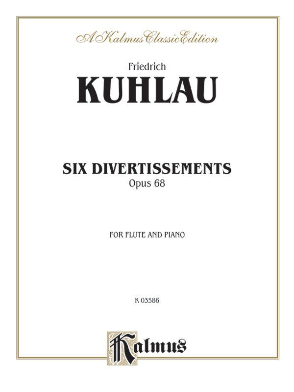 6 Divertissements op.68  for flute and piano  