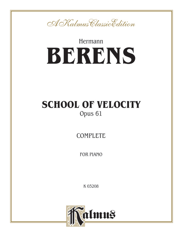 School of Velocity op.61  for piano  