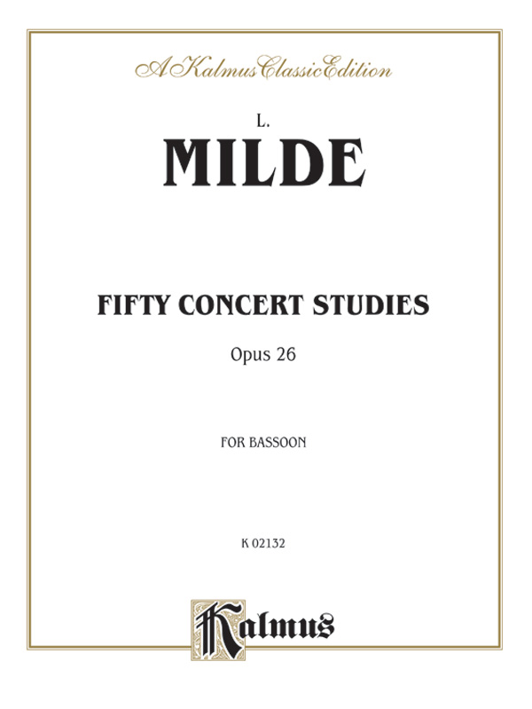 50 Concert Studies op.26  for bassoon  