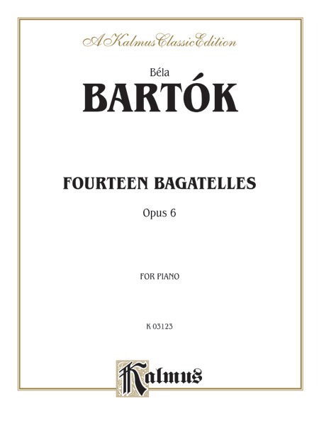 14 Bagatelles op.6  for piano  