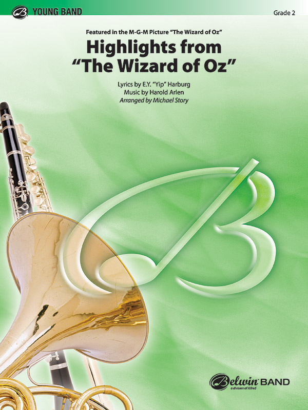 Highlights from 'The Wizard of Oz'  for concert band  score and parts