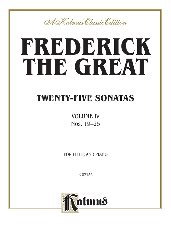25 Sonatas vol.4 (nos.19-25)  for flute and piano  