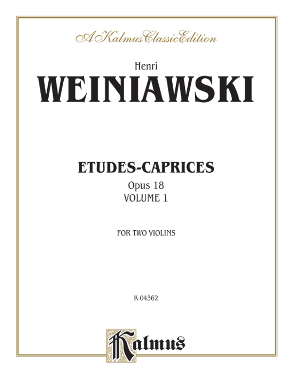 Etudes-Caprices Op.18 vol.1 for 2 violins    