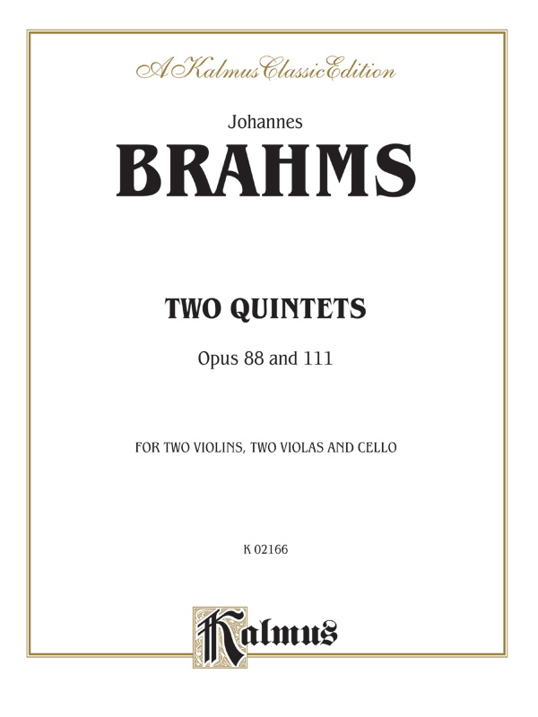 2 Quintets op.88 and op.11  for 2 violins, 2 violas and cello  parts