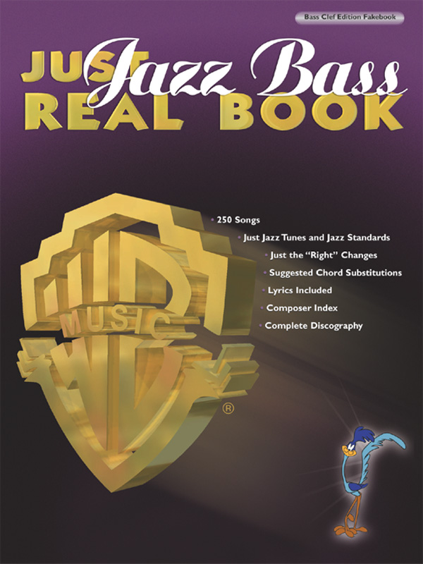 Just Jazz Bass Real Book bass clef edition fakebook, Alfred Music