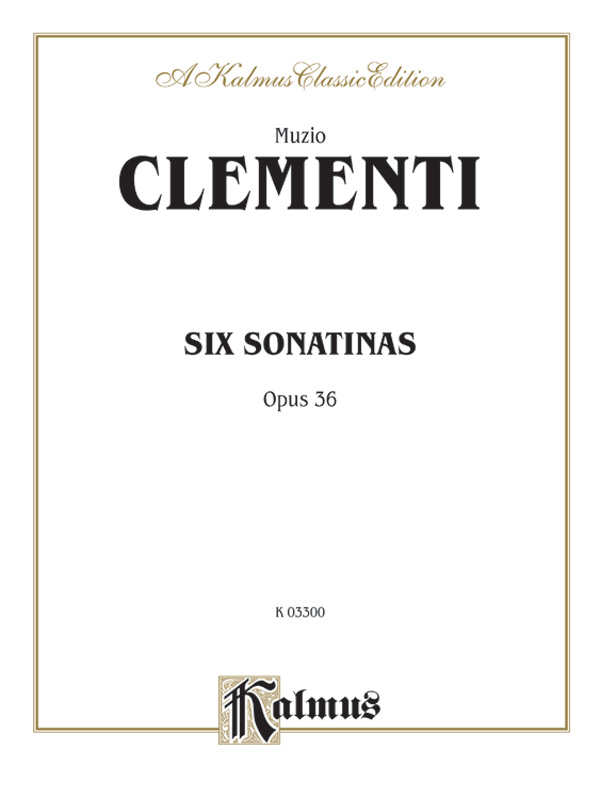 6 SONATINAS OP.36  for piano  