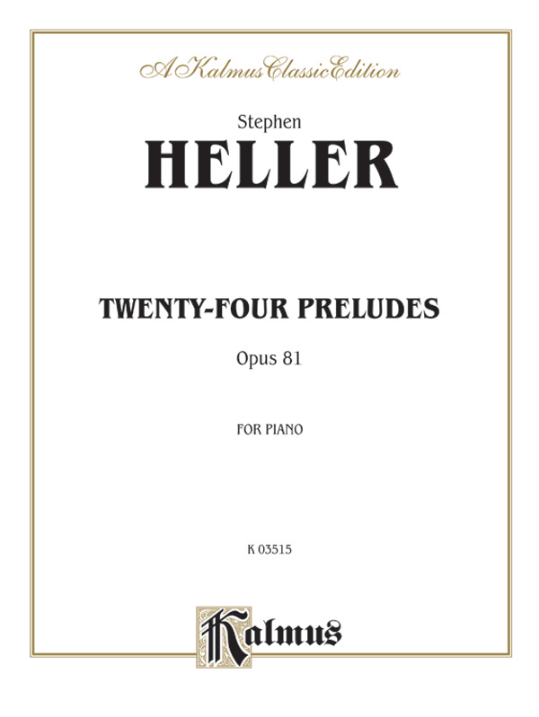 24 preludes op.81  for piano  