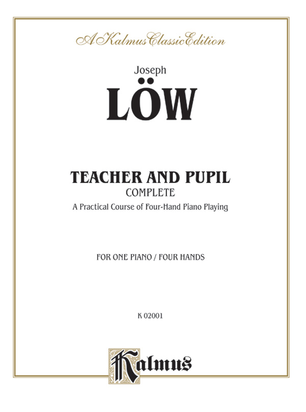 Teacher and Pupil Complete  for piano for 4 hands  score