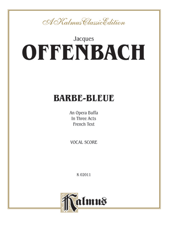 Barbe-Bleue    Vocal score (fr)