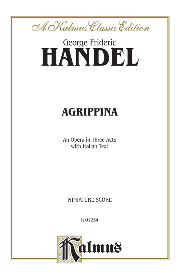 Agrippina Study score (it)    