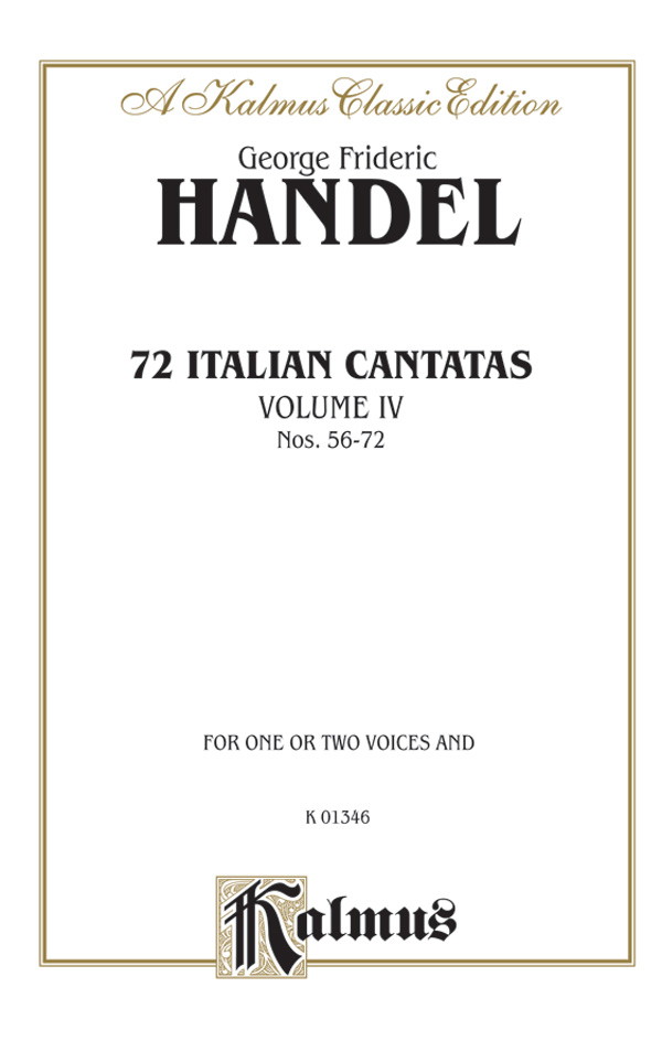 72 italian Cantatas vol.4 (no.56-72)