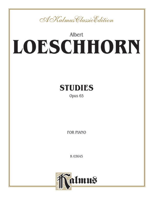 20 melodious Studies op.65&nbsp;&nbsp;for piano&nbsp;&nbsp;