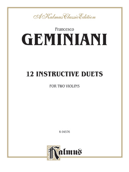 12 instructive Duets for 2 violins    