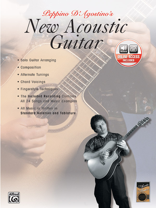 Peppino d'Agostino's new acoustic  guitar: with standard notation  tablature/chords and  CD