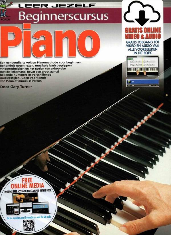 Beginnerscursus (+CD +2 DVD's +DVD-ROM)  voor piano (nl)  