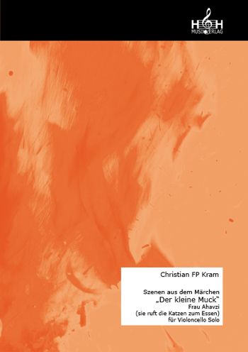 Frau Ahavzi (sie ruft die Katzen zum Essen)  für Violoncello (Percussion ad lib)  Partitur