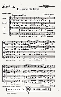 Drei Chöre  für Frauenchor (SSAA)  Chorpartitur
