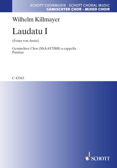 Laudatu I  für gemischten Chor (SSAATTBB), Instrumente ad libitum  Err:520