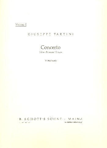 Konzert D-Dur&nbsp;&nbsp;für Violoncello und Kammerorchester&nbsp;&nbsp;Violine 1