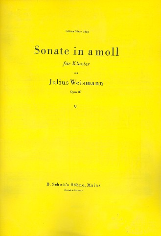 Sonate a-Moll op.87  für Klavier  Klavier