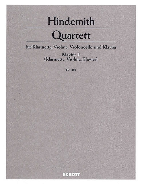 Quartett  für 2 Klaviere 4-händig  Einzelstimme - Klavier II
