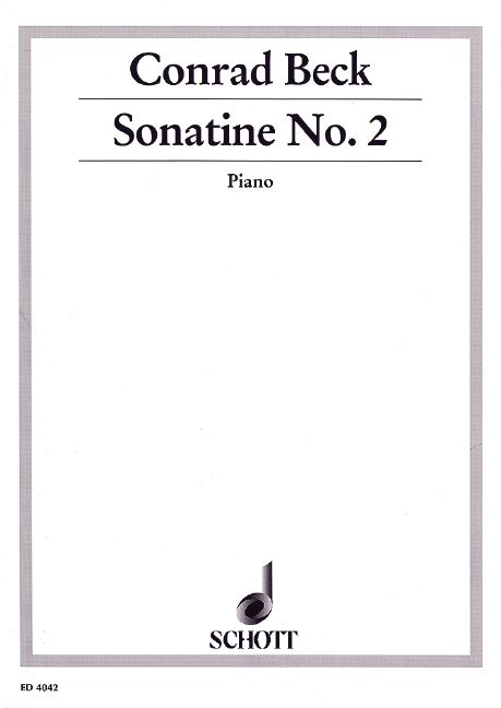 Sonatine No. 2&nbsp;&nbsp;für Klavier&nbsp;&nbsp;