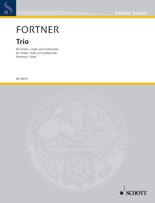 Trio&nbsp;&nbsp;für Violine, Viola und Violoncello&nbsp;&nbsp;Stimmensatz