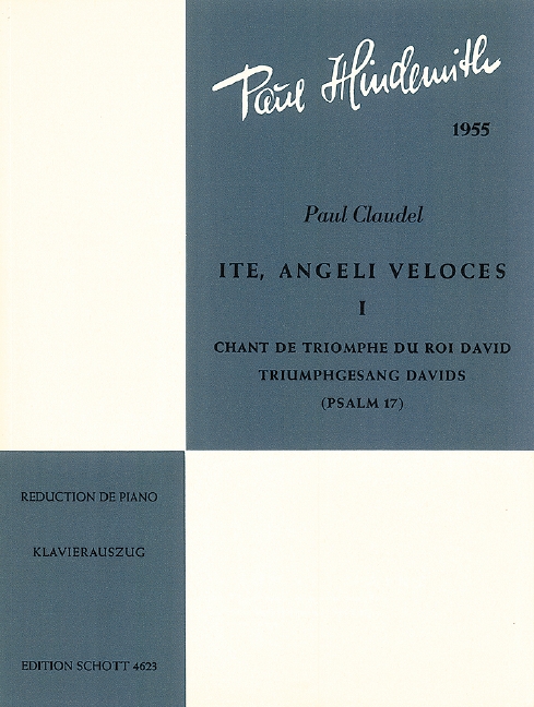 Ite, angeli Veloces  für gemischten Chor (SATB) mit Soli (AT), Volksgesang, Orchester und B  Klavierauszug