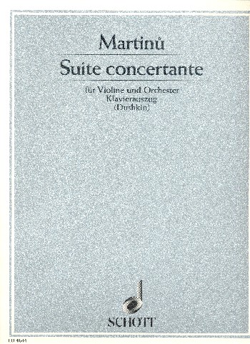 Suite concertante&nbsp;&nbsp;für Violine und Orchester&nbsp;&nbsp;für Violine und Klavier