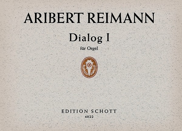 Dialog Nr.1&nbsp;&nbsp;für Orgel&nbsp;&nbsp;