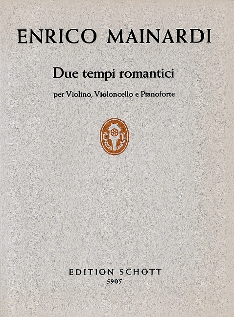 Due tempi romantici&nbsp;&nbsp;für Klaviertrio&nbsp;&nbsp;