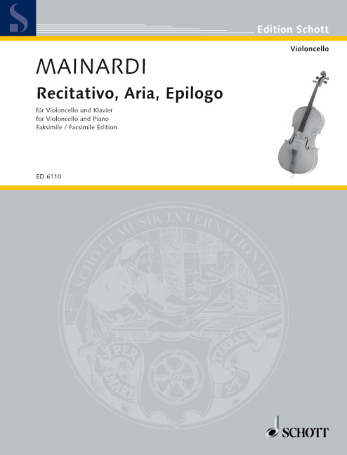 Recitativo, Aria, Epilogo&nbsp;&nbsp;für Violoncello und Klavier&nbsp;&nbsp;