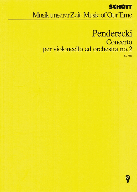 Concerto  für Violoncello und Orchester  Studienpartitur