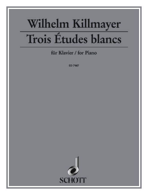 3 Études blanches  für Klavier  