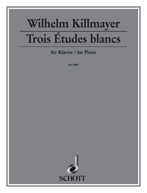 3 Études blanches&nbsp;&nbsp;für Klavier&nbsp;&nbsp;