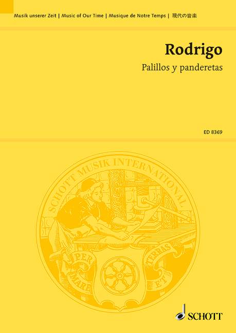 Palillos y panderetas&nbsp;&nbsp;für Orchester&nbsp;&nbsp;Partitur