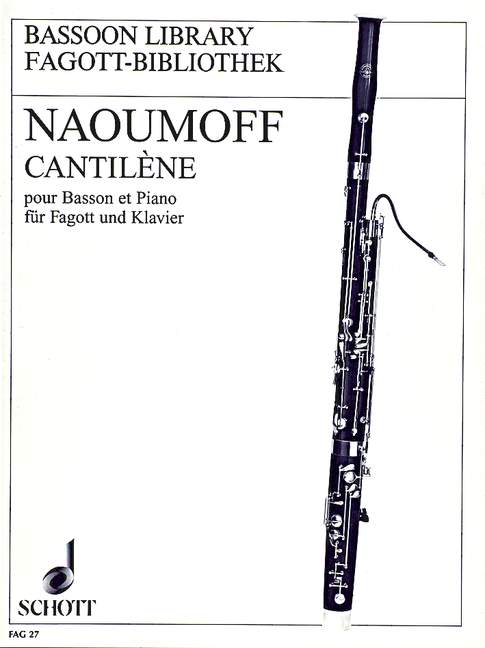 Cantilène  für Fagott und Klavier  