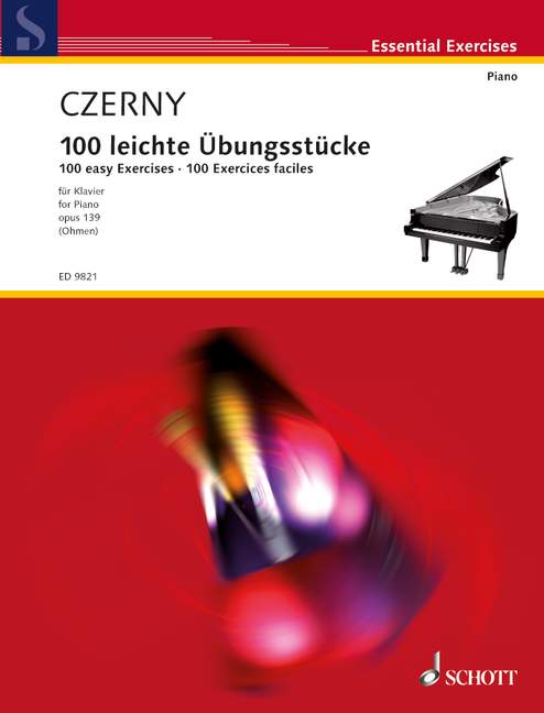 100 leichte Übungen op.139  für Klavier  