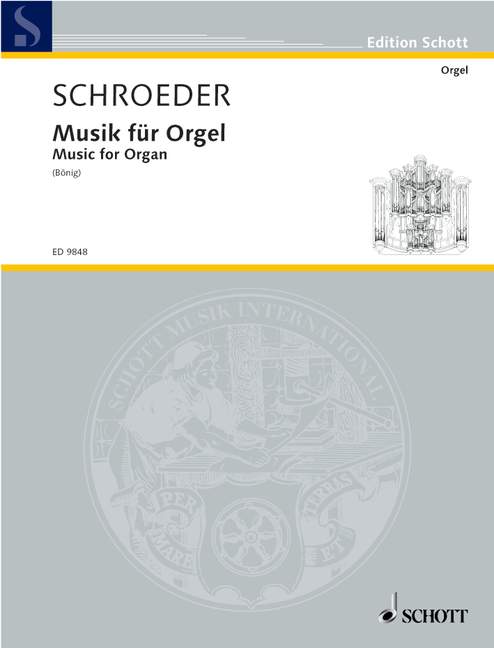 Musik für Orgel&nbsp;&nbsp;für Orgel&nbsp;&nbsp;