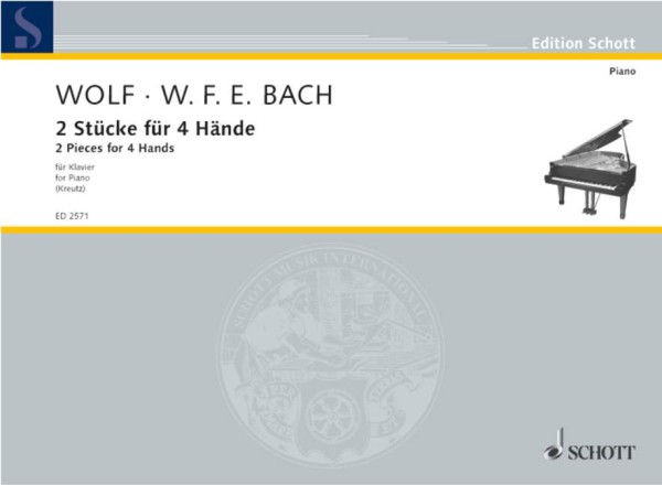 2 Stücke für 4 Hände&nbsp;&nbsp;für Klavier 4-händig&nbsp;&nbsp;
