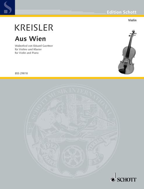 Aus Wien  für Violine und Klavier  