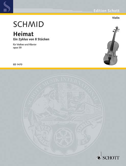 Heimat op. 59  für Violine und Klavier  