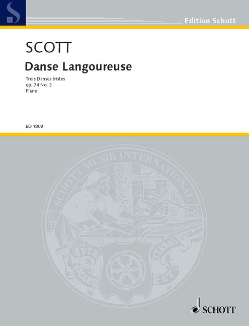 Danse Langoureuse op. 74/3  für Klavier  