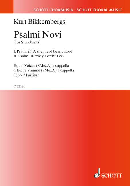 Psalmi Novi Band 1 (Nr.1-2)  für Frauenchor a cappella  Singpartitur