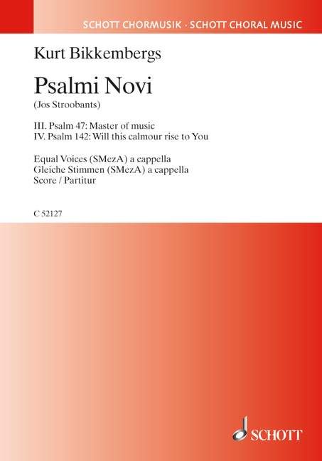 Psalmi Novi Band 2 (Nr.3-4)  für Frauenchor a cappella  Singpartitur