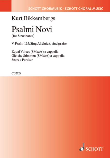 Psalmi Novi Band 3 (Nr.5)  für Frauenchor a cappella  Singpartitur